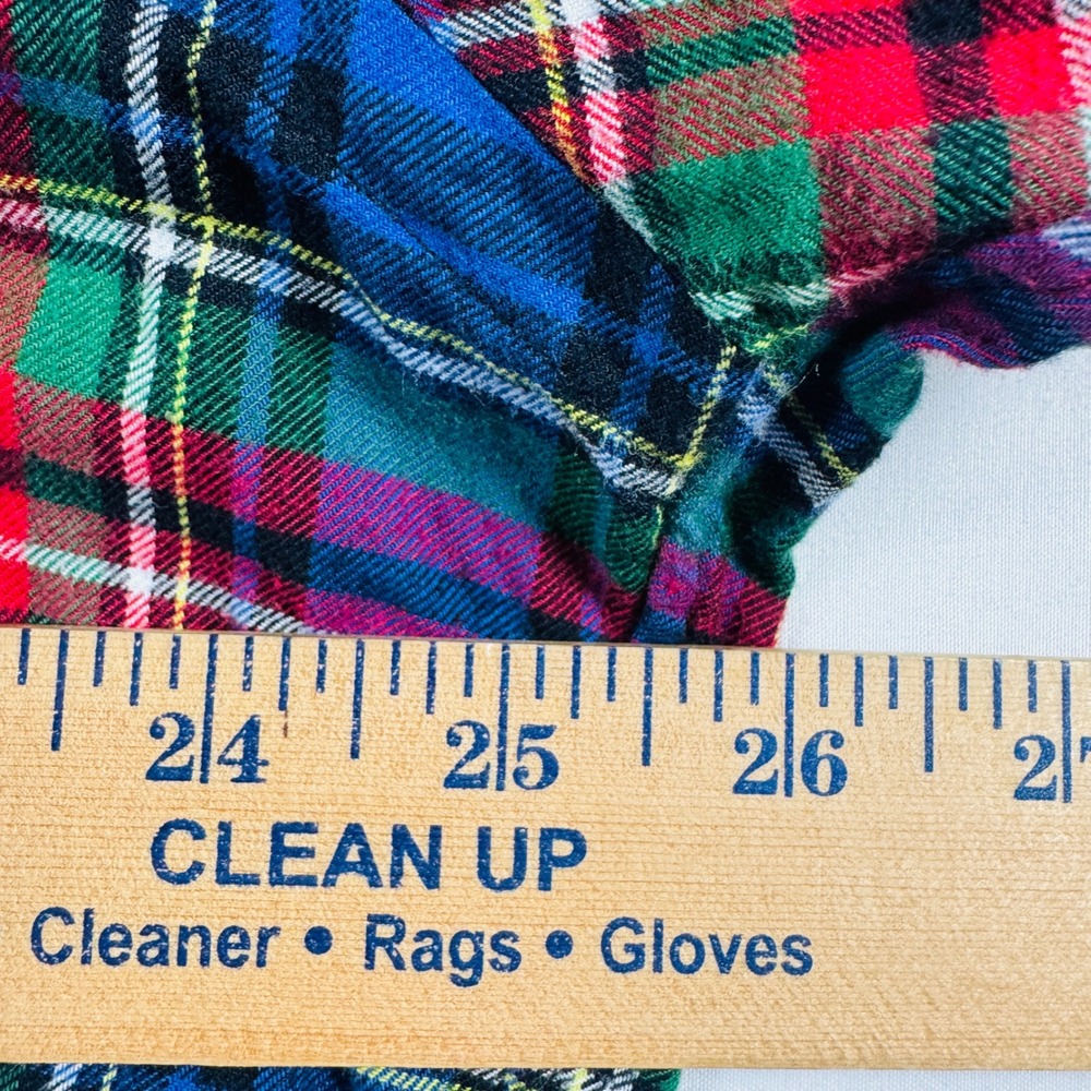 Ralph Lauren Classic Fit Performance Flannel Shirt Men XL Blue Plaid Button Down - Picture 5 of 6